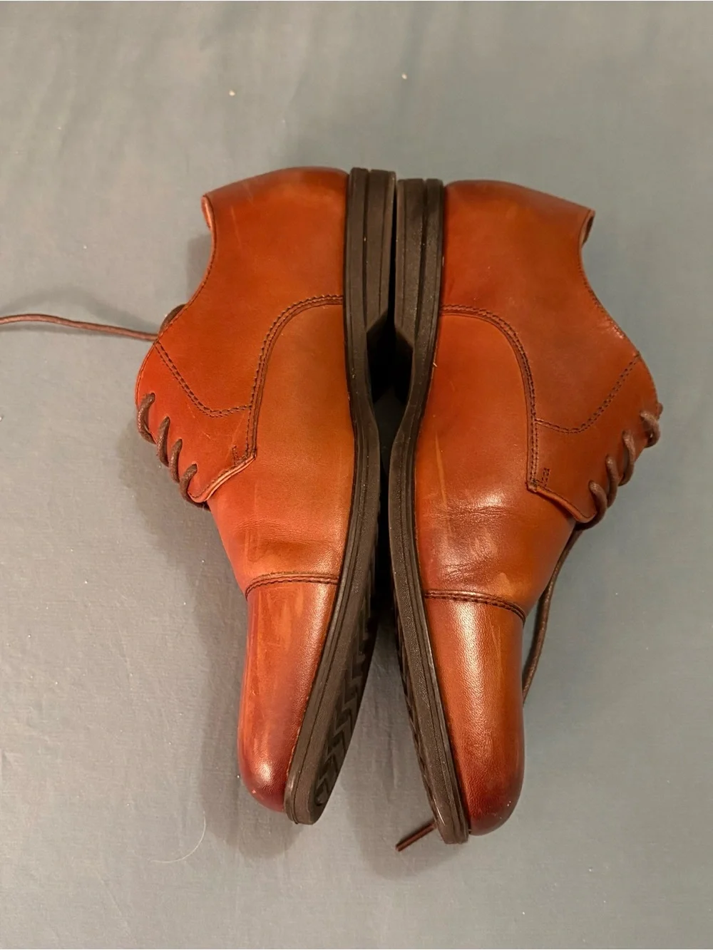 Florsheim Men's Brown Cap-Toe Derby dress shoes size 7